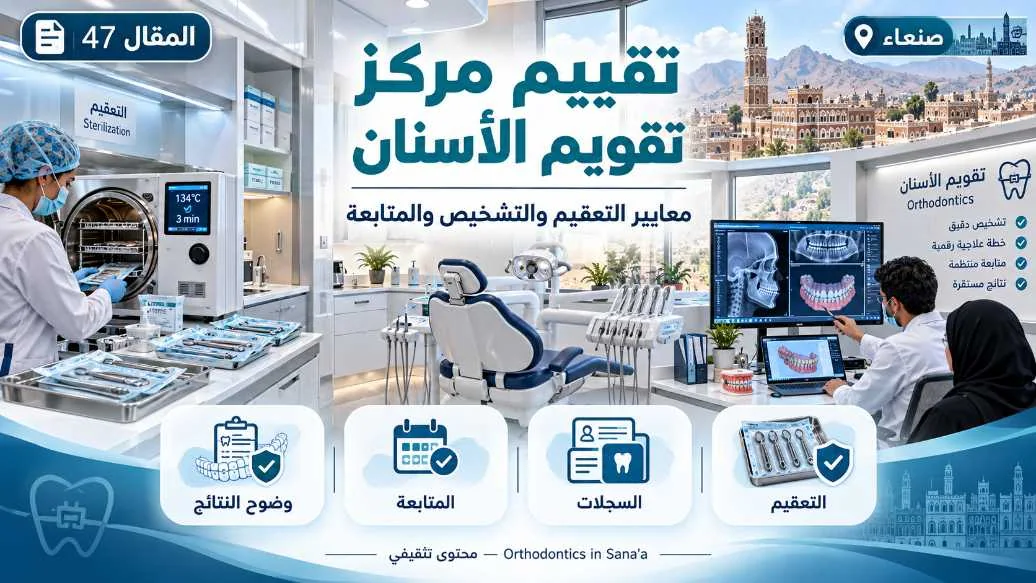 اختيار عيادة لمركز تقويم الأسنان في صنعاء: قائمة تحقق قبل الحجز