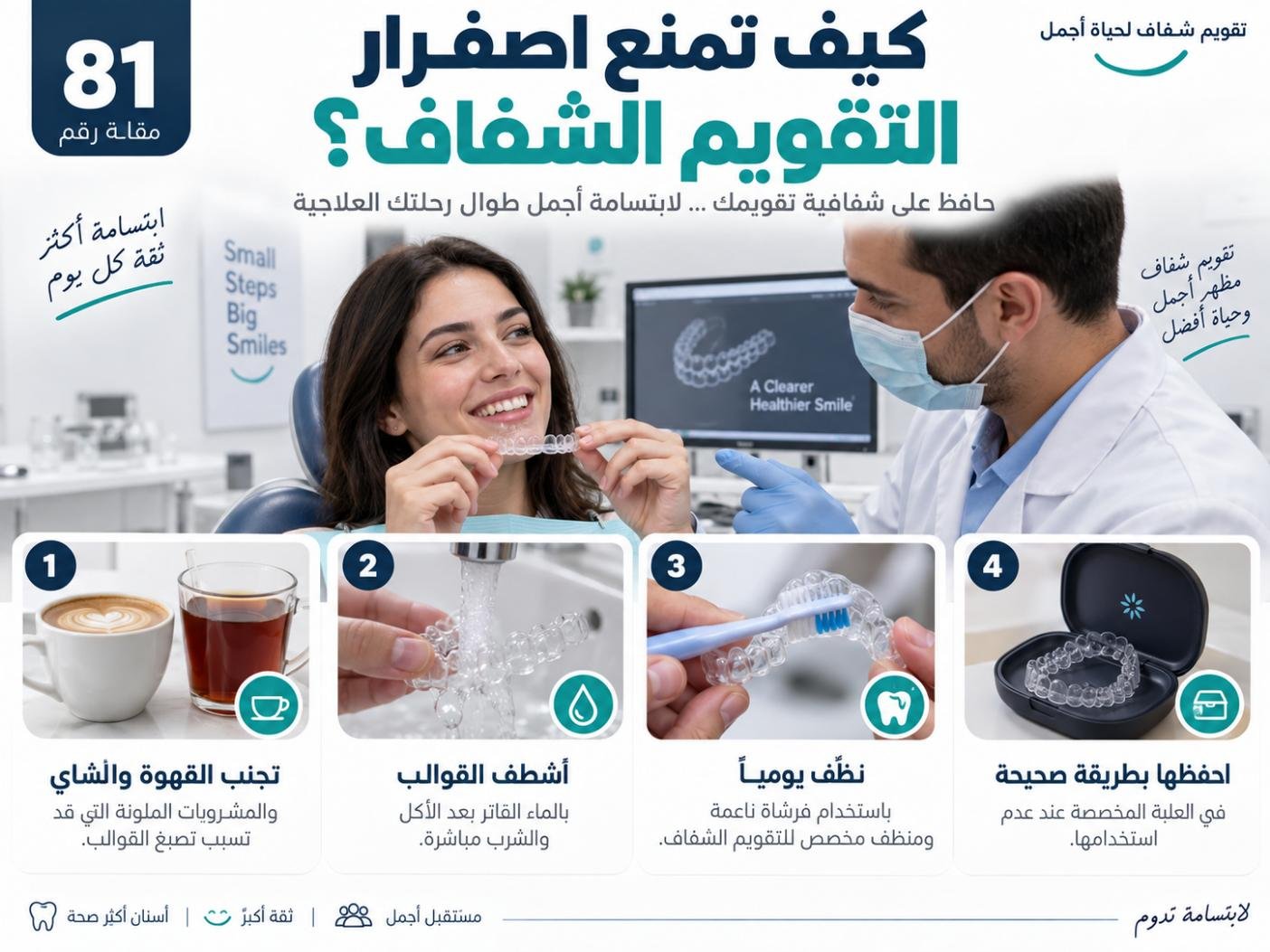 كيف تمنع اصفرار التقويم الشفاف؟