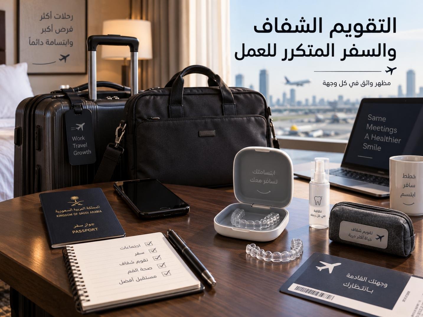 التقويم الشفاف والسفر المتكرر للعمل