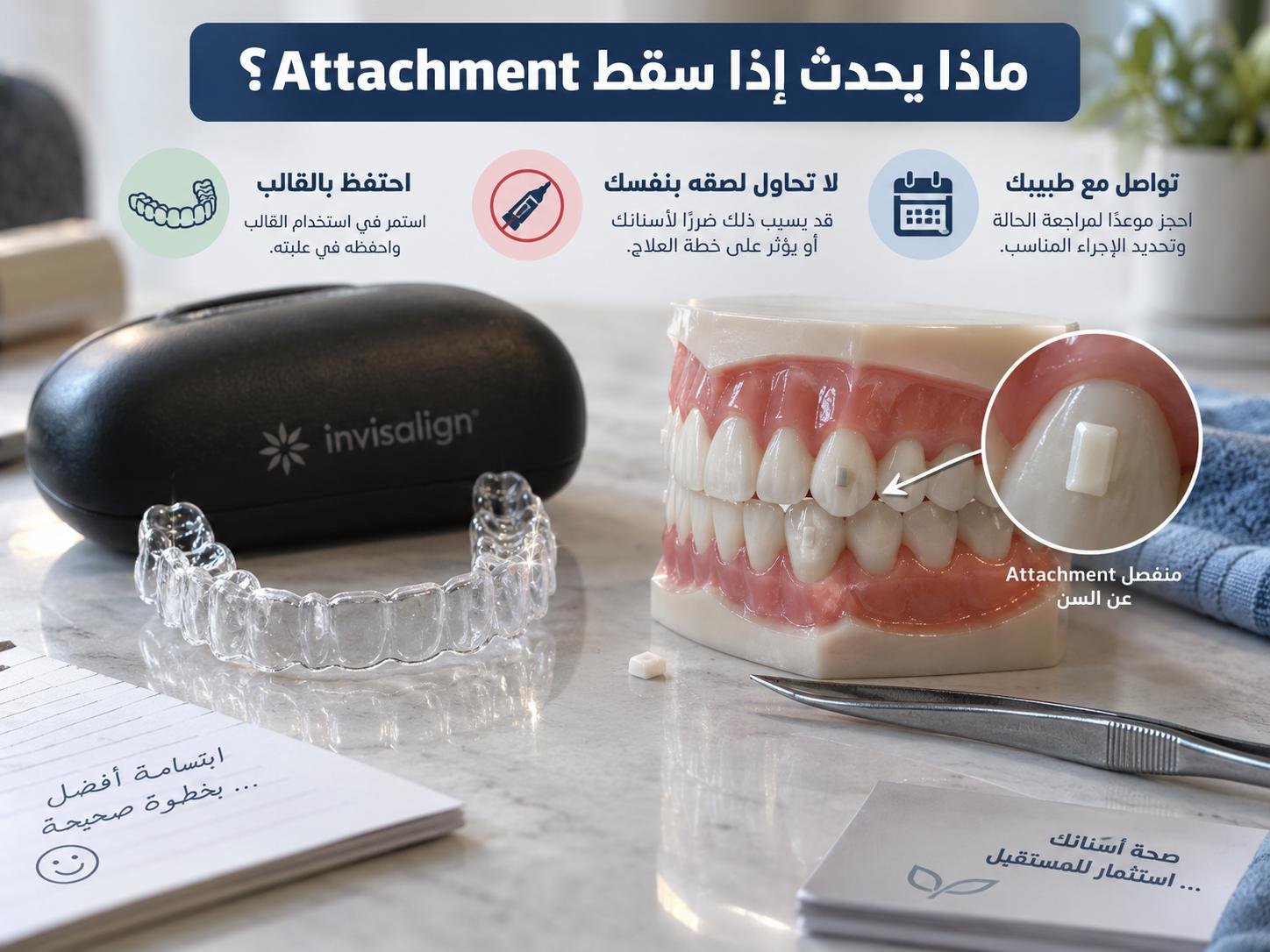 ماذا يحدث إذا سقط Attachment؟