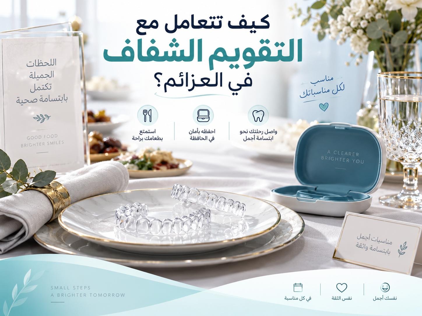 كيف تتعامل مع التقويم الشفاف في العزائم؟