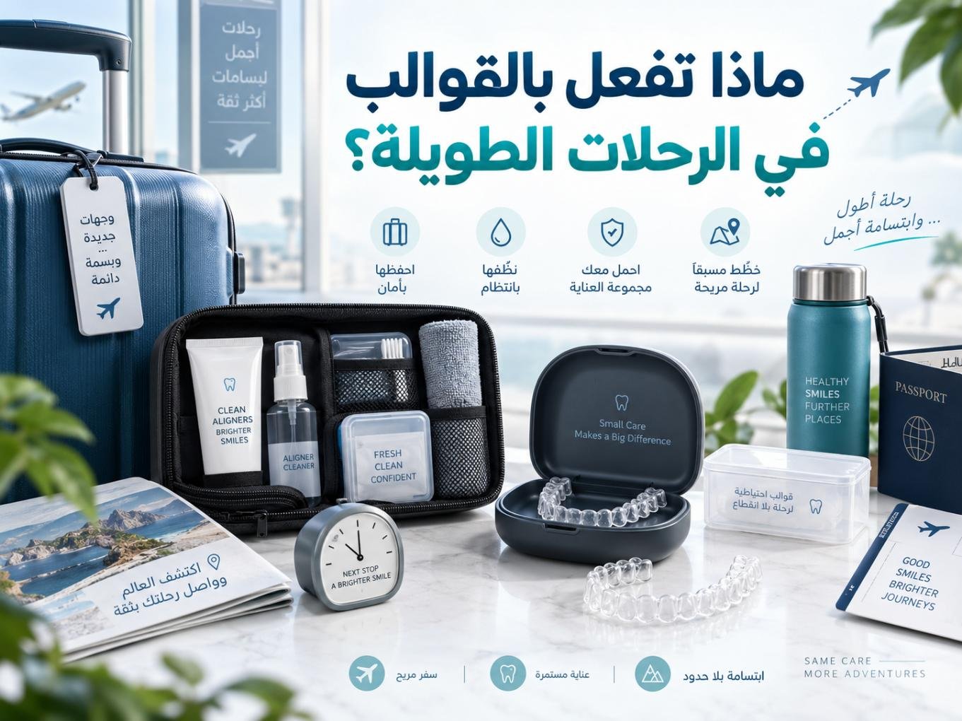 ماذا تفعل بالقوالب في الرحلات الطويلة؟