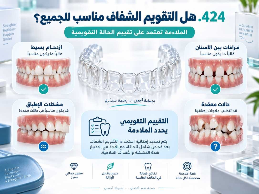 هل التقويم الشفاف مناسب للجميع؟