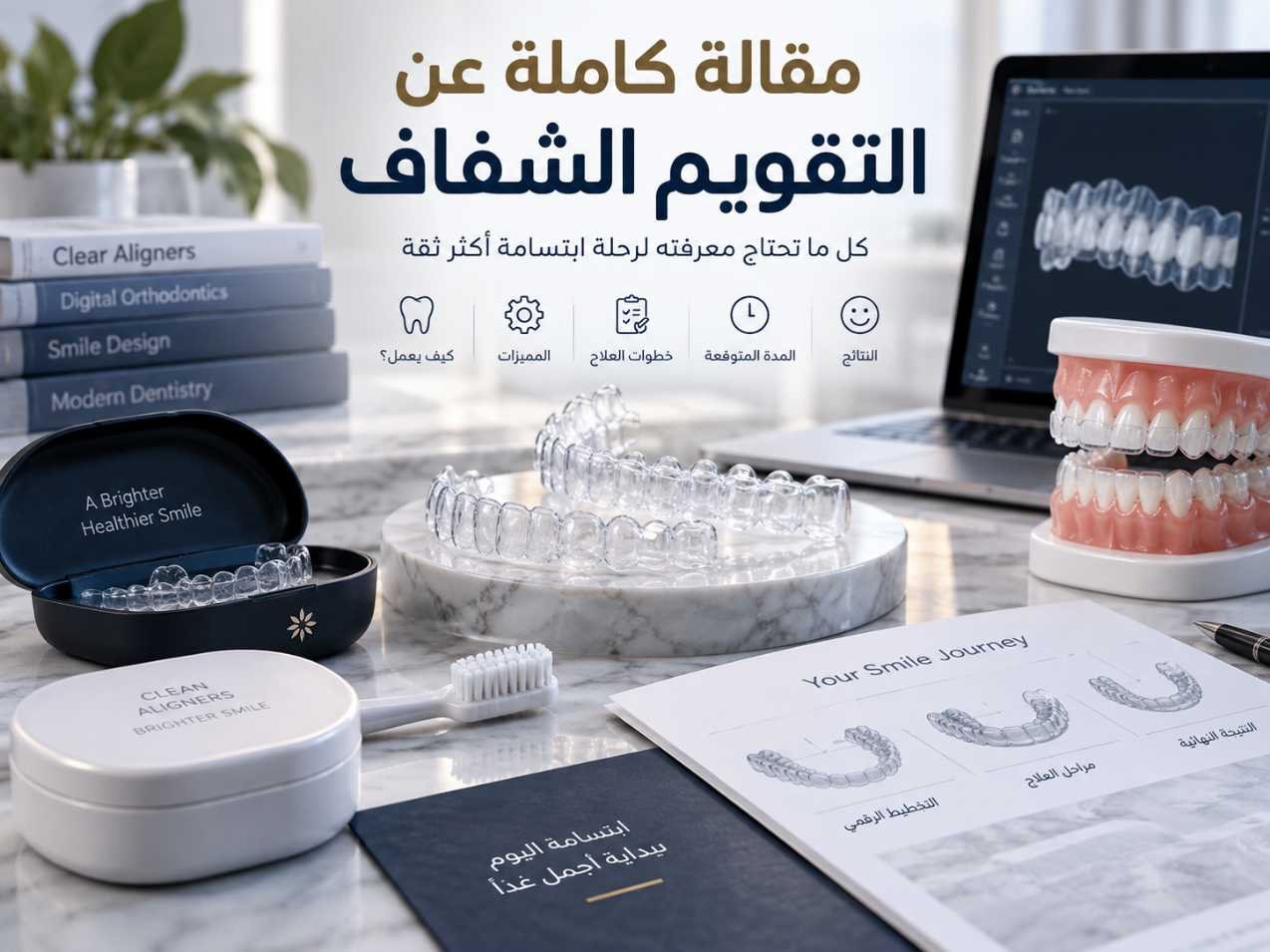 دليل قرار التقويم الشفاف: من الاستشارة إلى بدء العلاج
