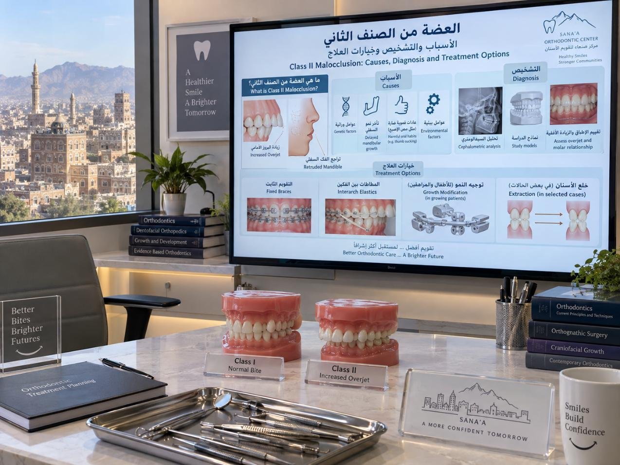 العضة من الصنف الثاني: الأسباب والتشخيص وخيارات العلاج