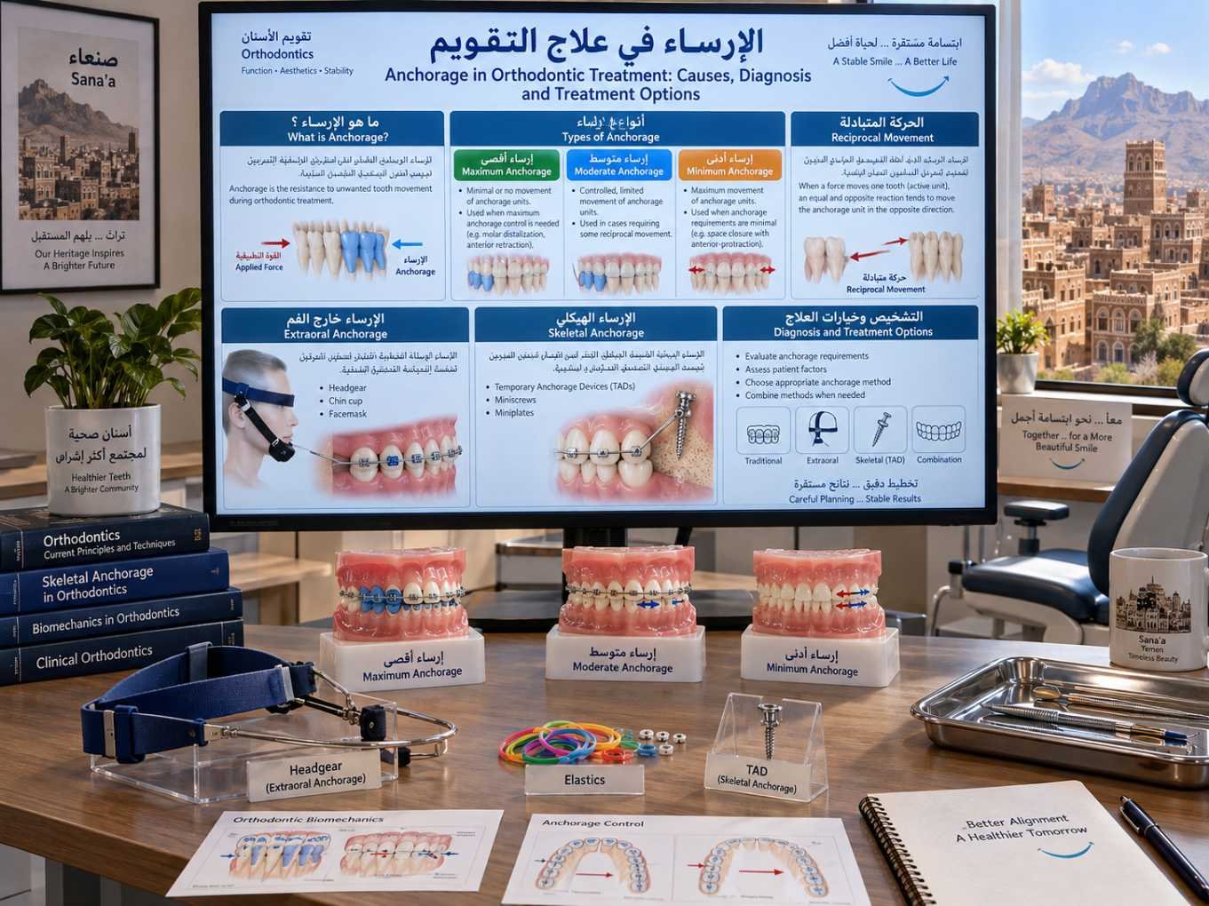 الإرساء في علاج التقويم: الاستخدامات والخطوات والعناية