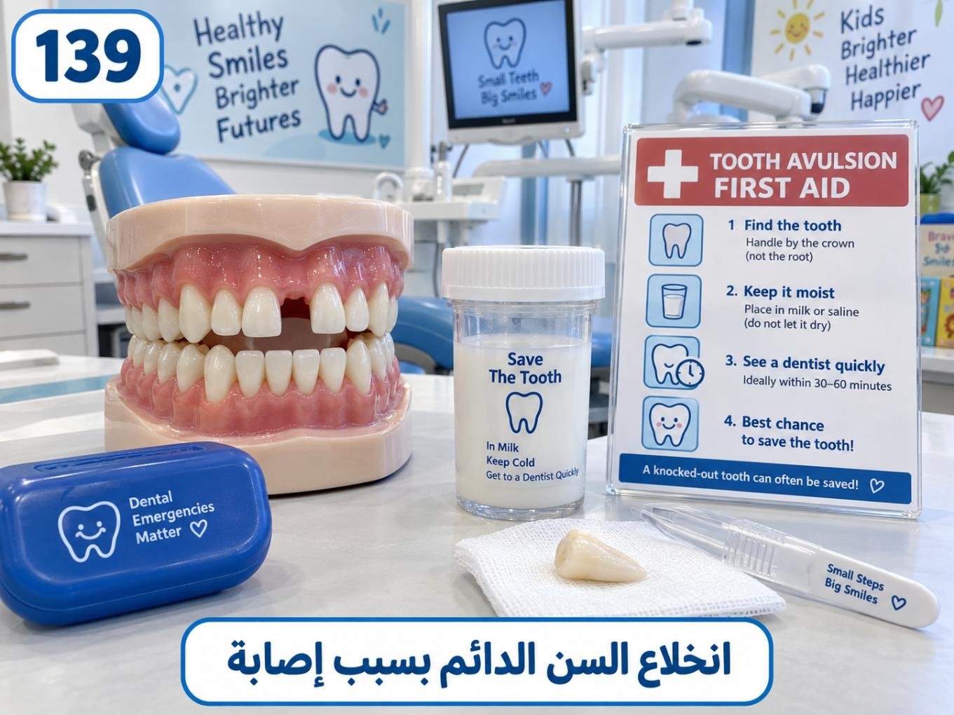 انخلاع السن الدائم بسبب إصابة: الأسباب والتشخيص وخيارات العلاج