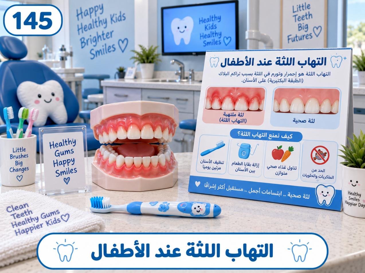 التهاب اللثة عند الأطفال: الأسباب والتشخيص وخيارات العلاج