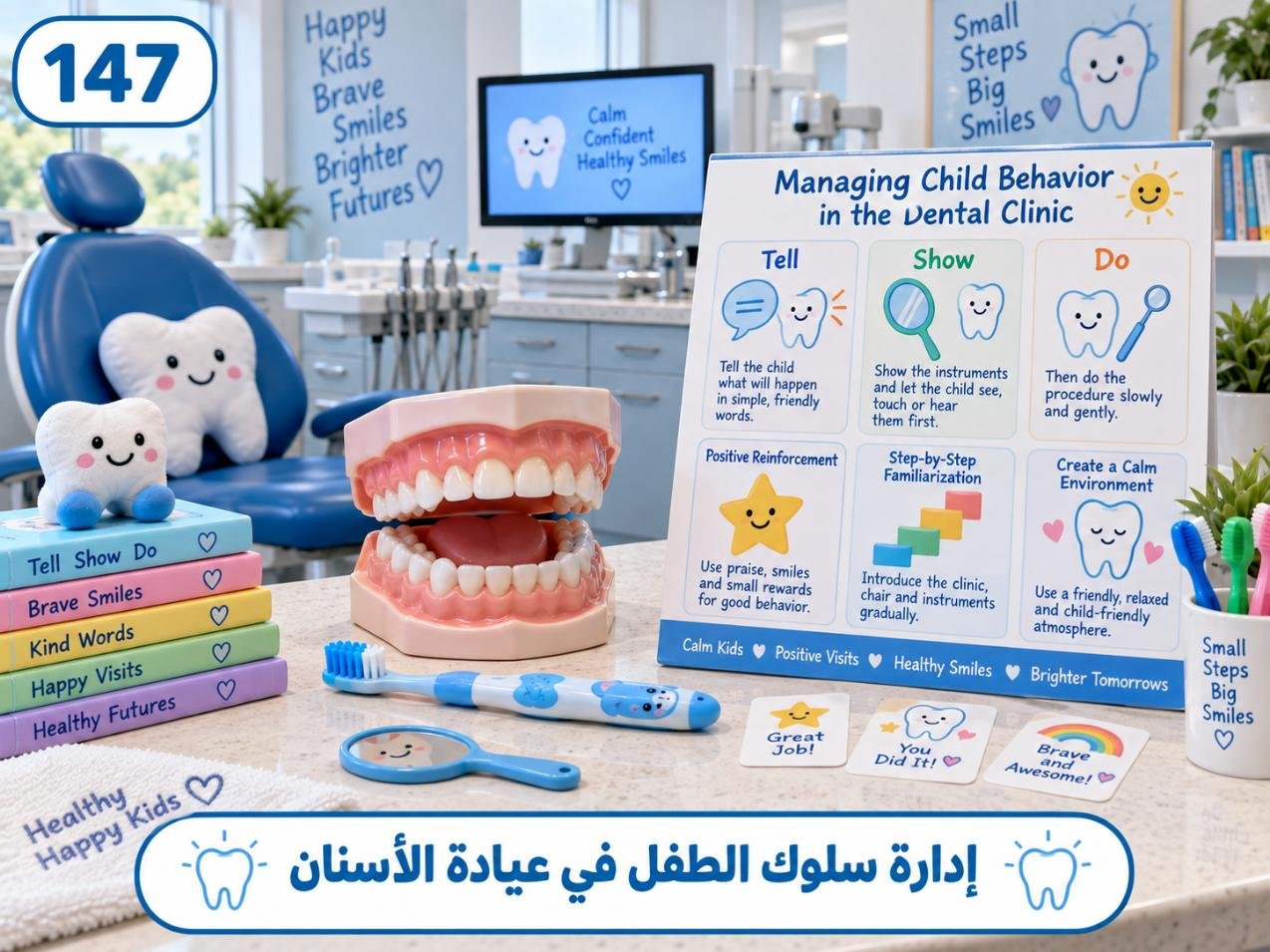 إدارة سلوك الطفل في عيادة الأسنان: الأسباب والتشخيص وخيارات العلاج