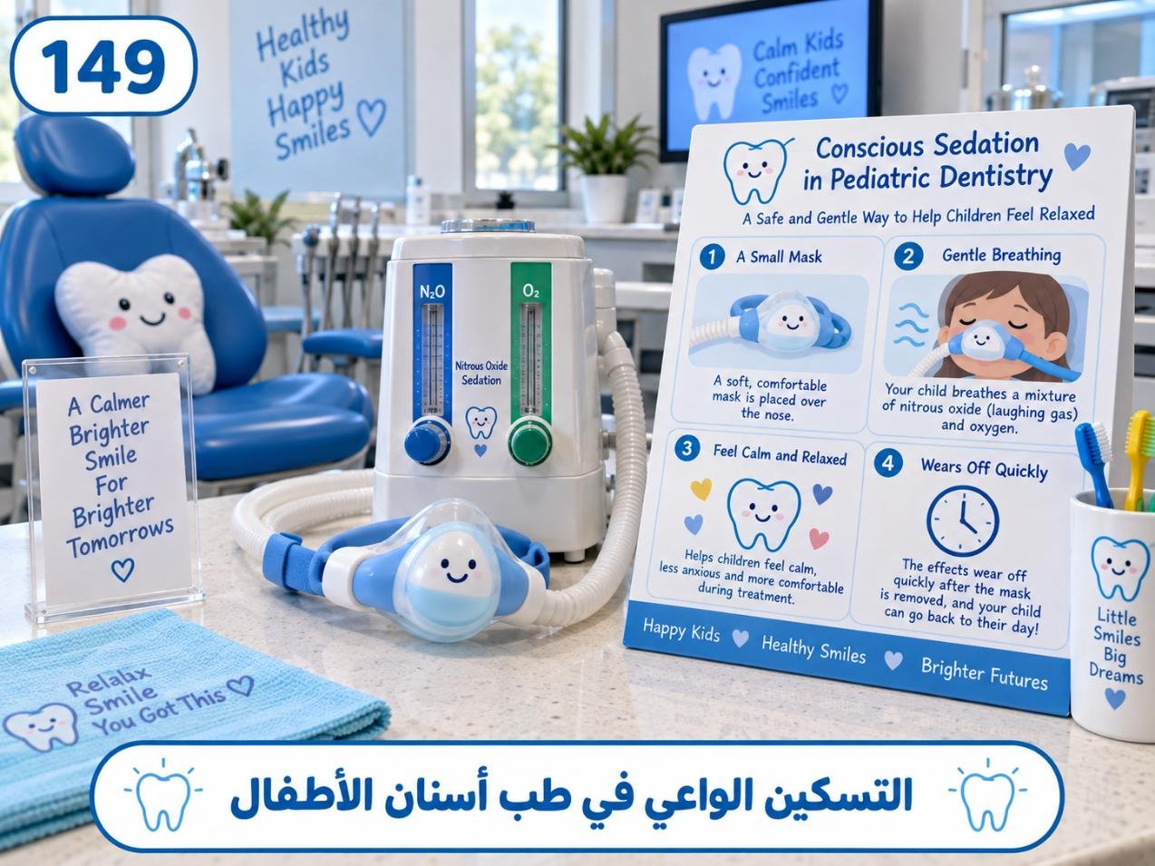 التسكين الواعي في طب أسنان الأطفال: دليل عملي والخطوات المهمة
