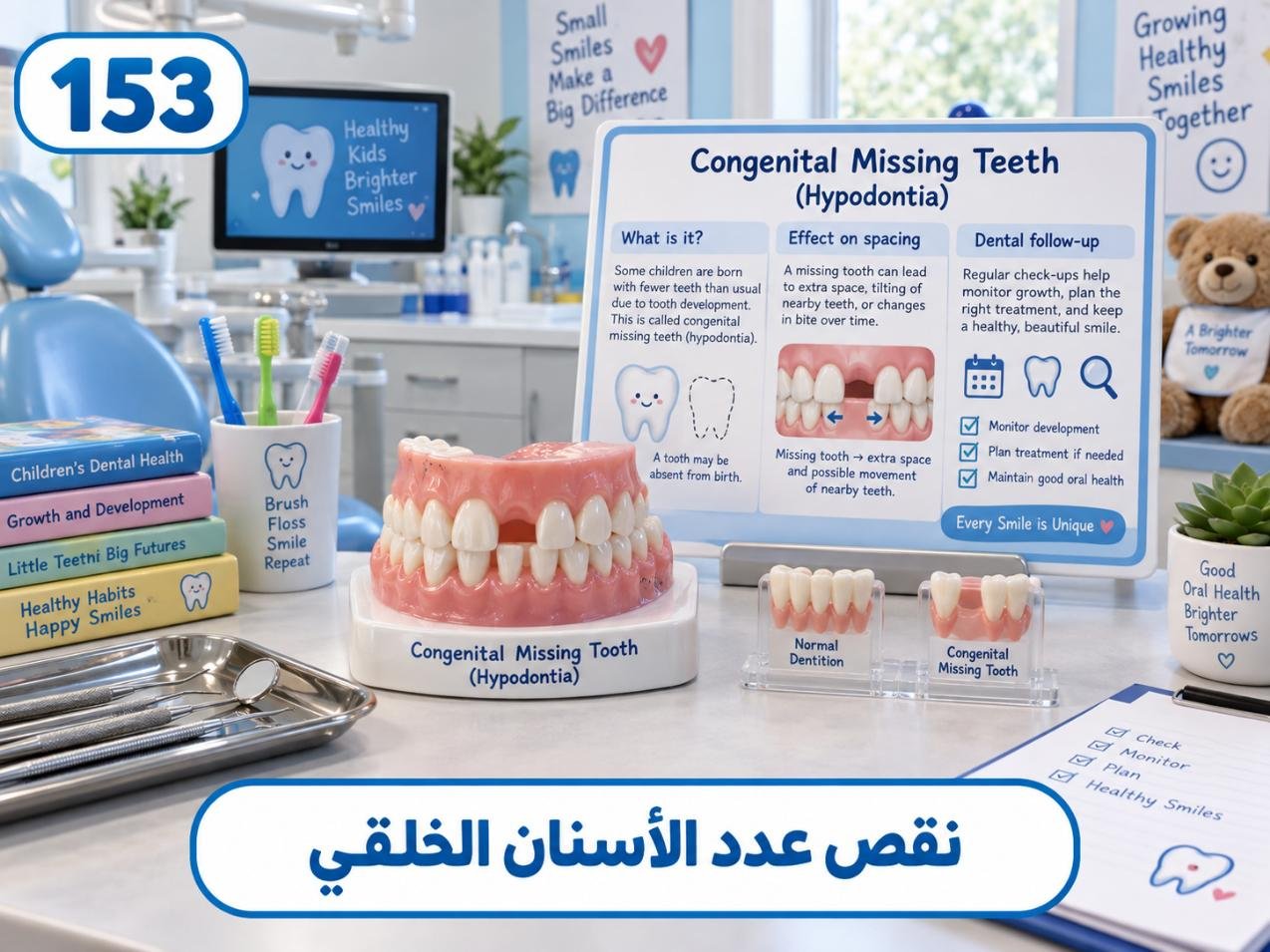 نقص عدد الأسنان الخلقي: الأسباب والتشخيص وخيارات العلاج