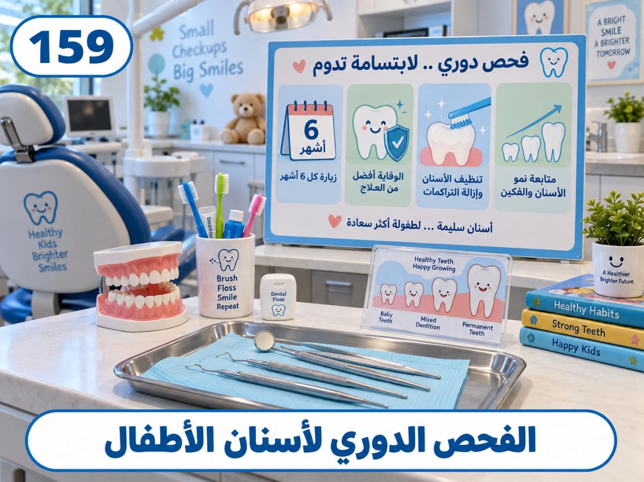 الفحص الدوري لأسنان الأطفال: دليل عملي والخطوات المهمة