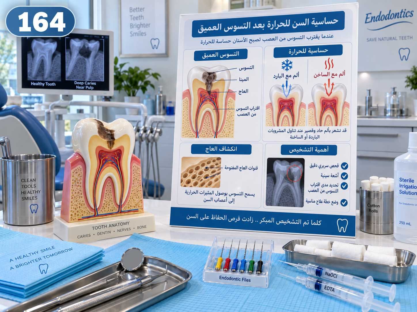 حساسية السن للحرارة بعد التسوس العميق: الأسباب والتشخيص وخيارات العلاج