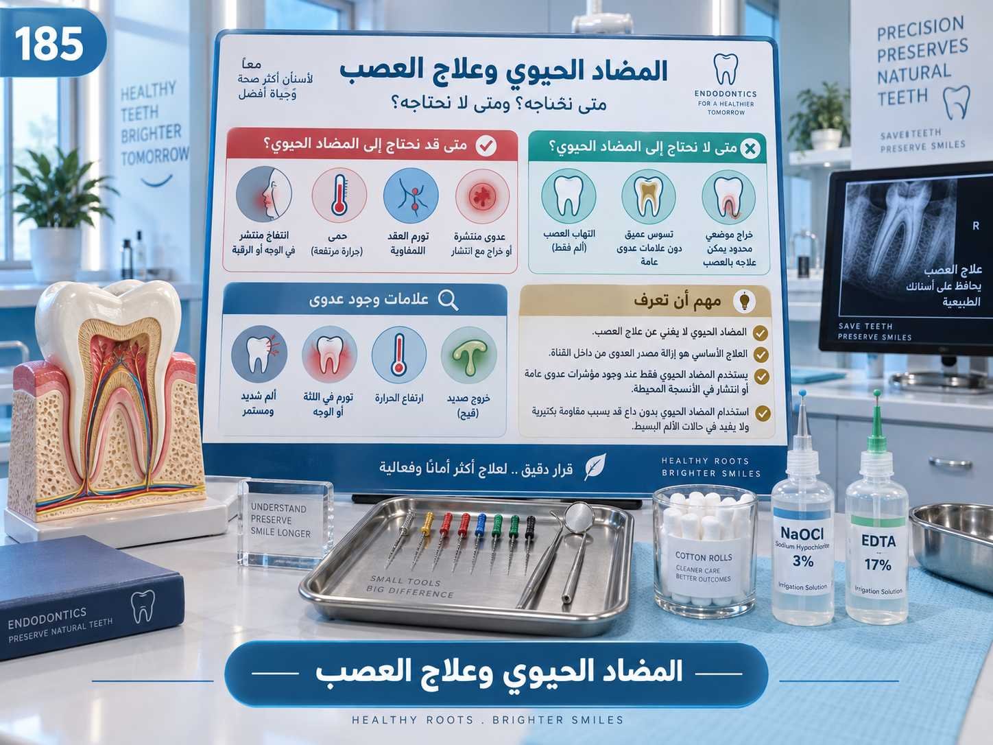 المضاد الحيوي وعلاج العصب: الأسباب والتشخيص وخيارات العلاج