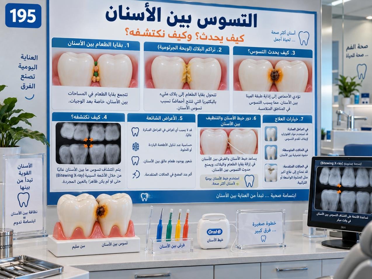 التسوس بين الأسنان: الأسباب والتشخيص وخيارات العلاج