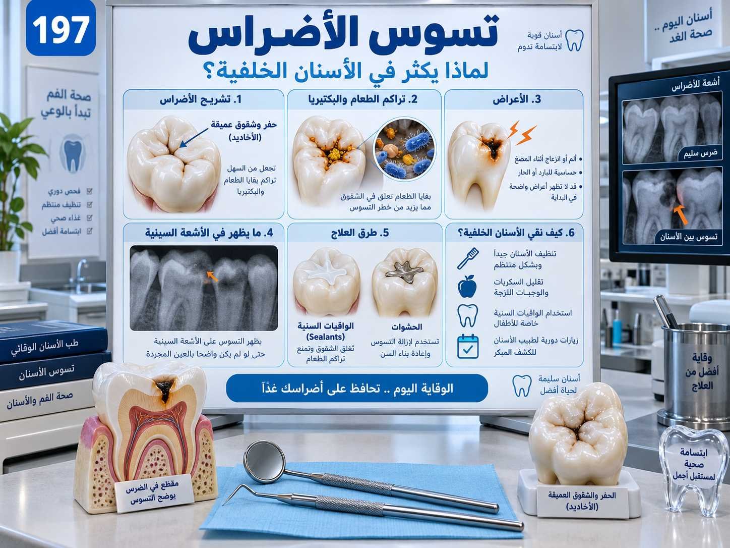 تسوس الأضراس: الأسباب والتشخيص وخيارات العلاج