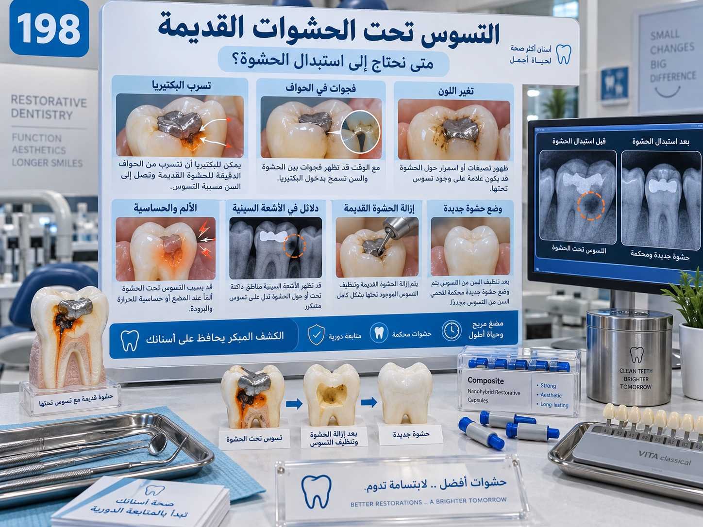 التسوس تحت الحشوات القديمة: الأسباب والتشخيص وخيارات العلاج